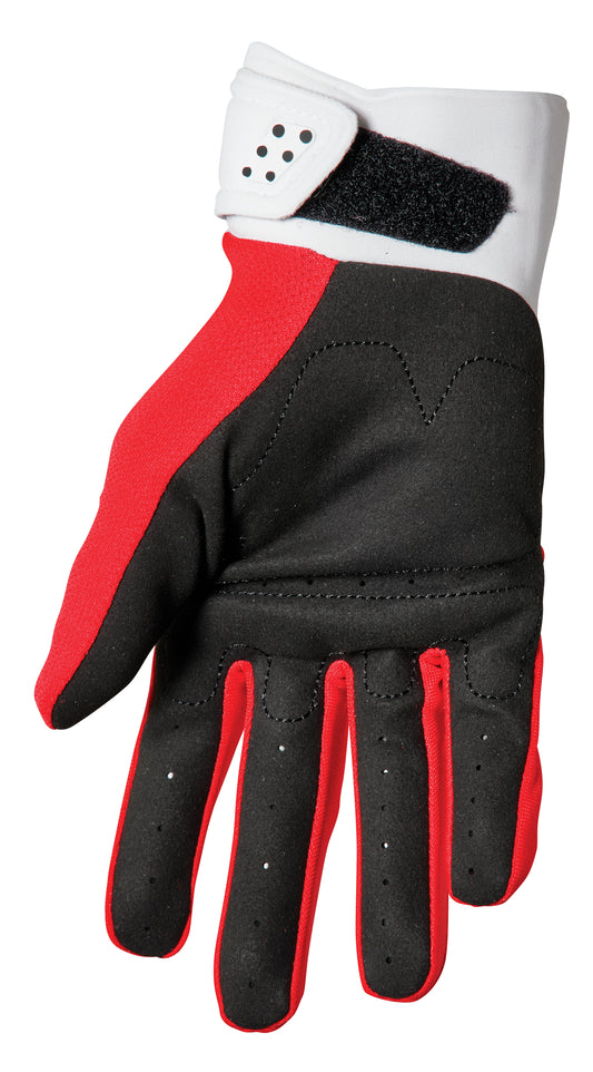 Thor Youth Spectrum Gloves - Red / White
