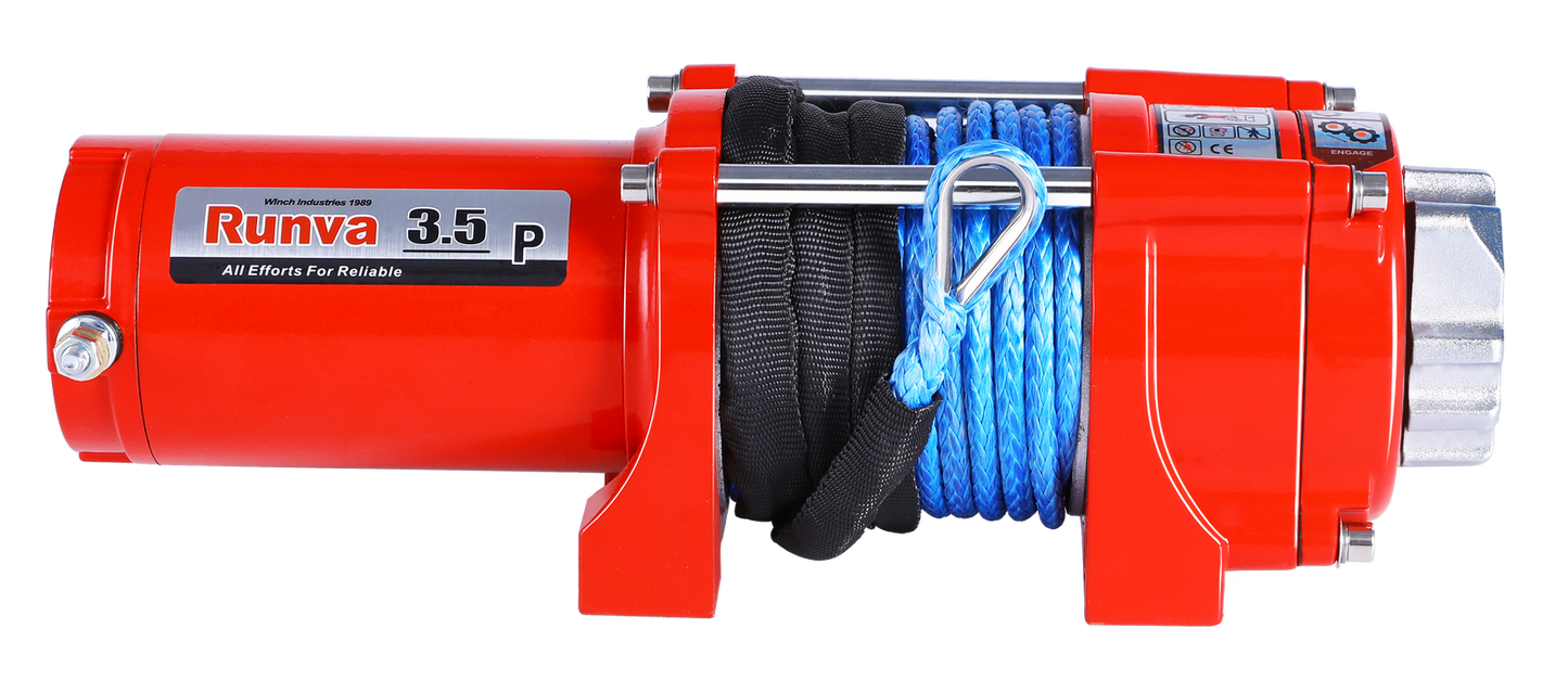 Runva 3.5P 12V With Synthetic Rope