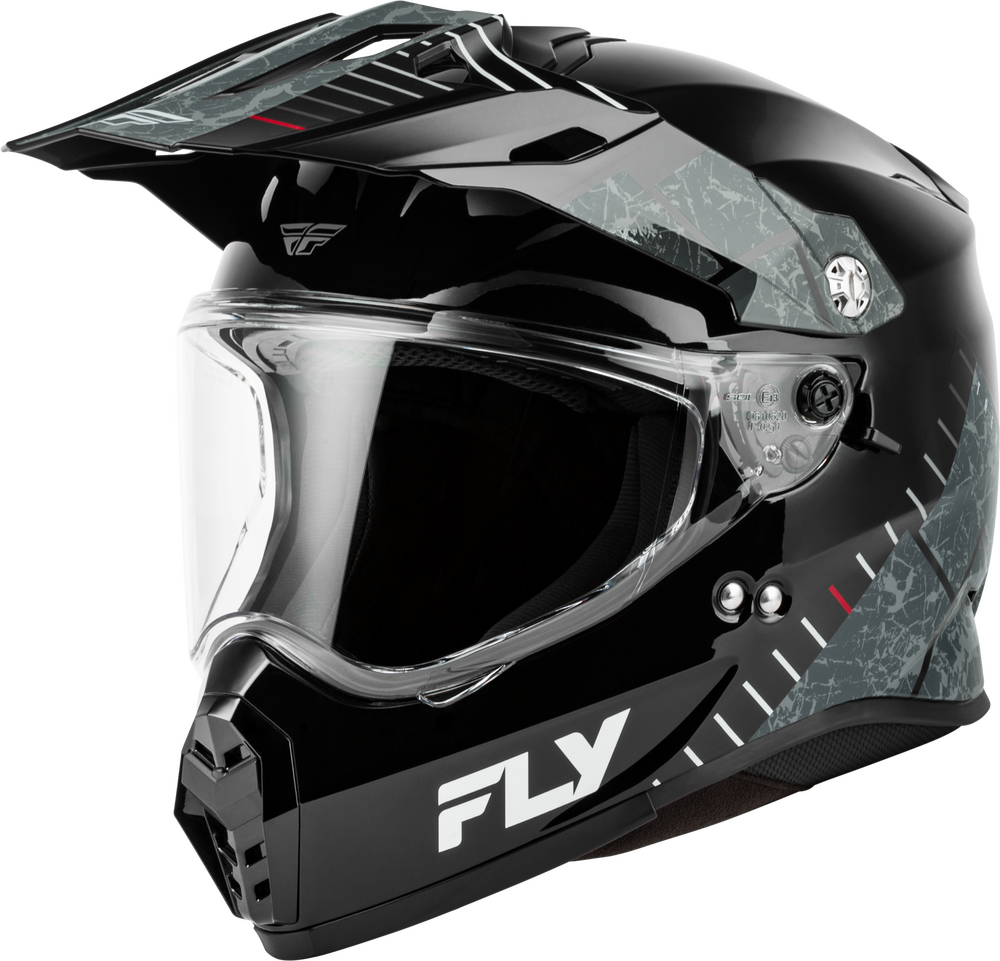 Fly Trekker Granite Helmet - Black / Grey