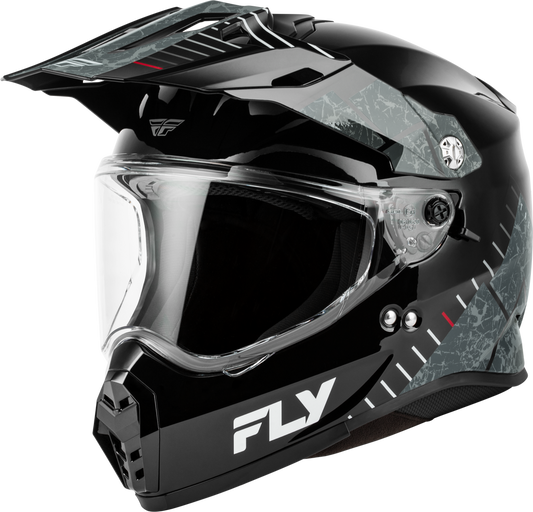 Fly Trekker Granite Helmet - Black / Grey