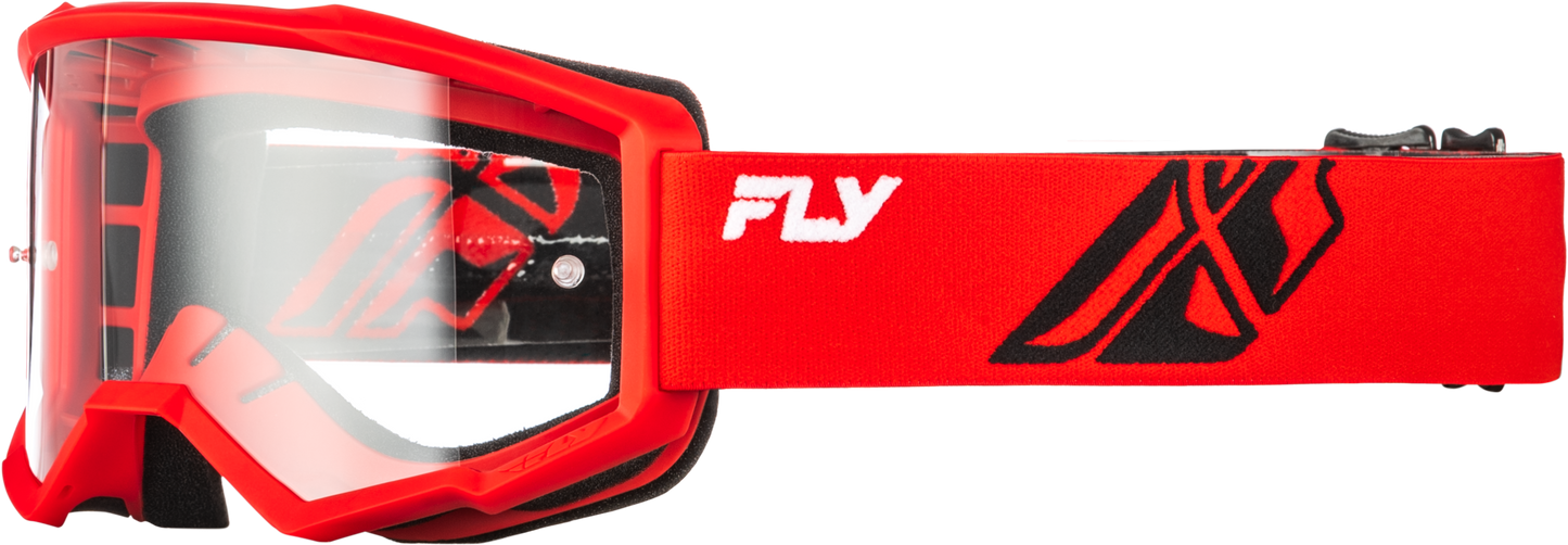 Fly Youth Focus Goggle - Red / Black