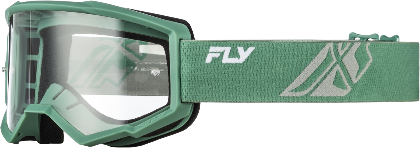 Fly Youth Focus Goggle - Olive / Grey