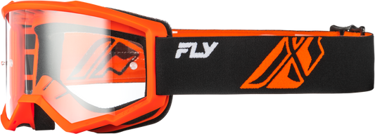Fly Youth Focus Goggle - Black / Orange