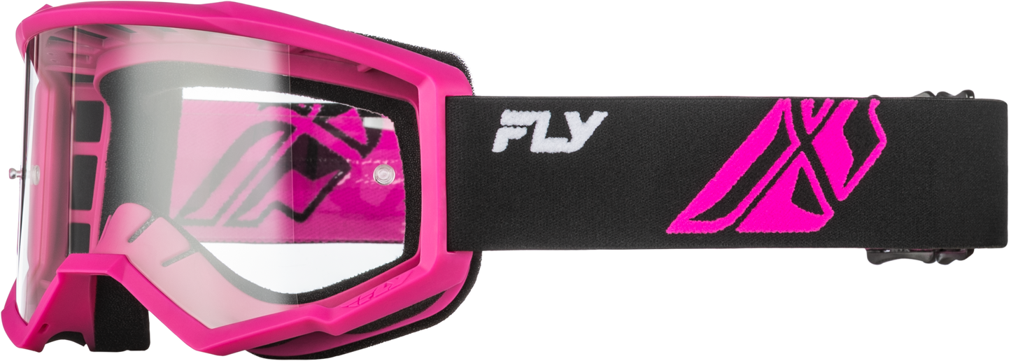 Fly Youth Focus Goggle - Black / Pink