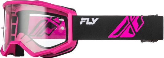 Fly Youth Focus Goggle - Black / Pink