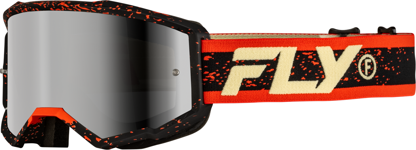 Fly Youth Zone Goggles - Black Red Cream