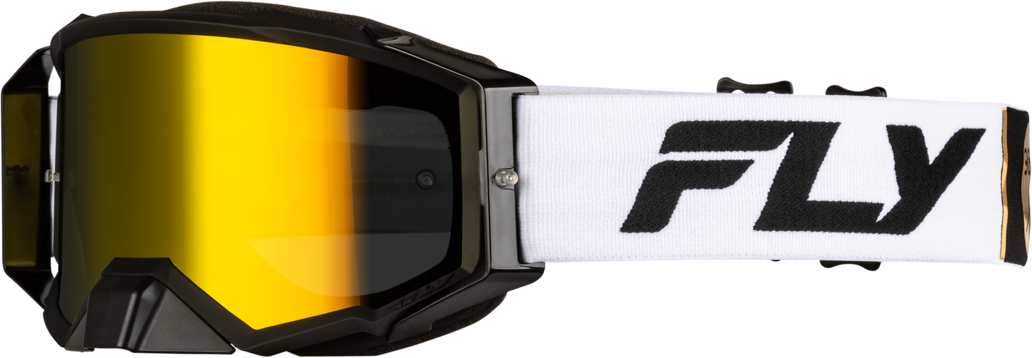 Fly Zone Pro Goggles - White / Black / Gold