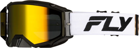 Fly Zone Pro Goggles - White / Black / Gold