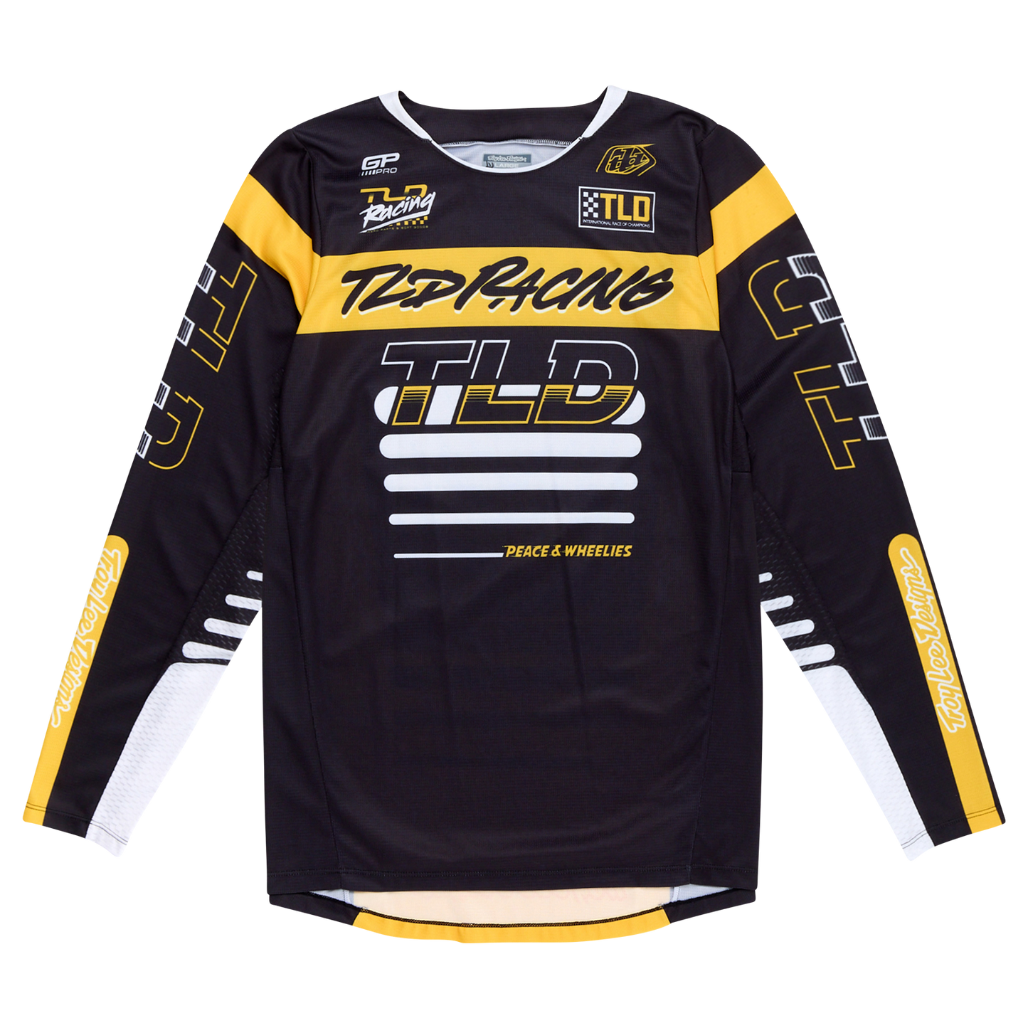 TroyLee Designs 25.1 GP Pro Jersey 50-50 - Black / Gold