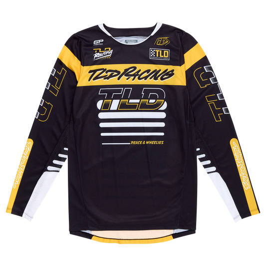TroyLee Designs 25.1 GP Pro Jersey 50-50 - Black / Gold