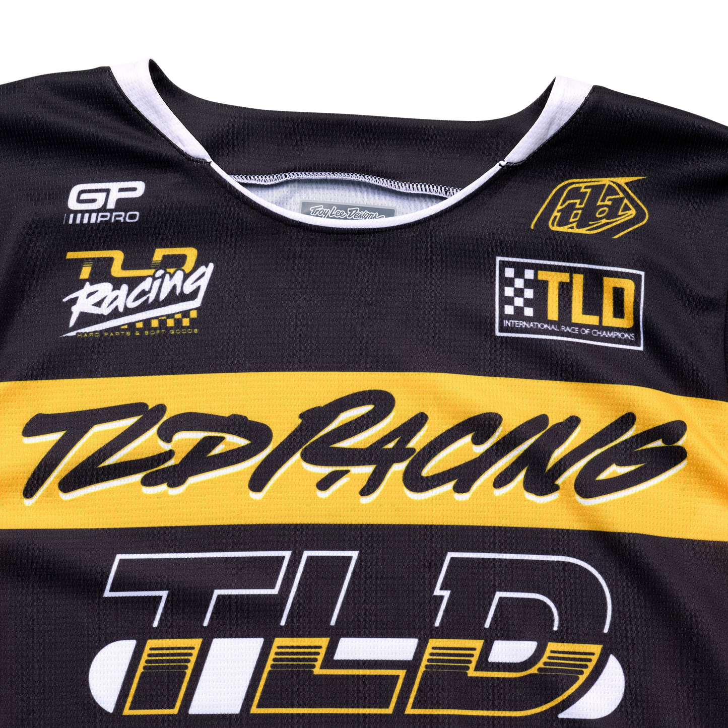TroyLee Designs 25.1 GP Pro Jersey 50-50 - Black / Gold