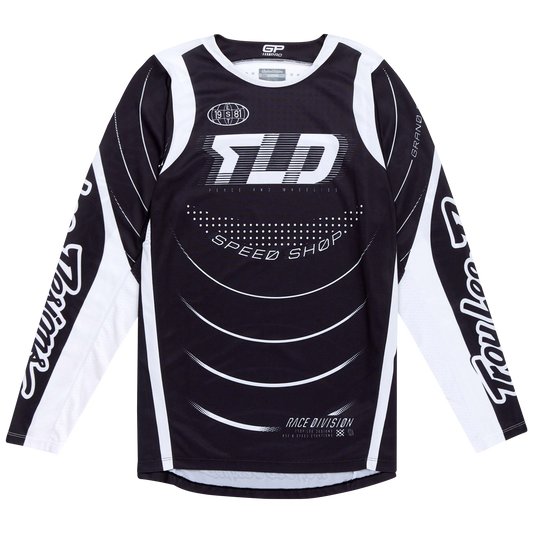 TroyLee Designs 25.1 GP Pro Jersey Spun - Black / White