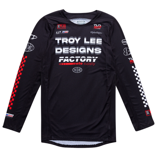 TroyLee Designs 25.1 GP Pro Air Jersey Fact - Black
