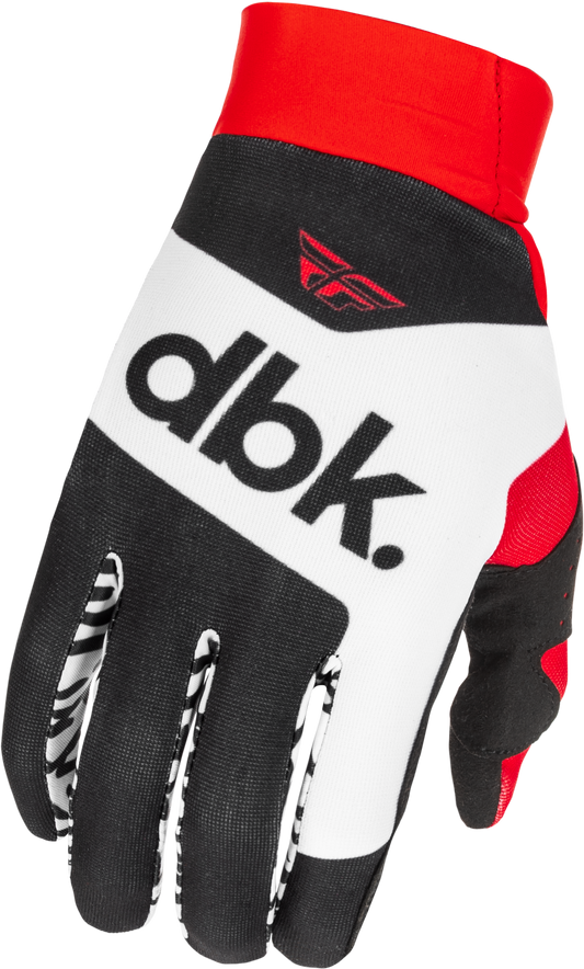 Fly MX26 Pro Lite DBK Gloves - Black / White / Red