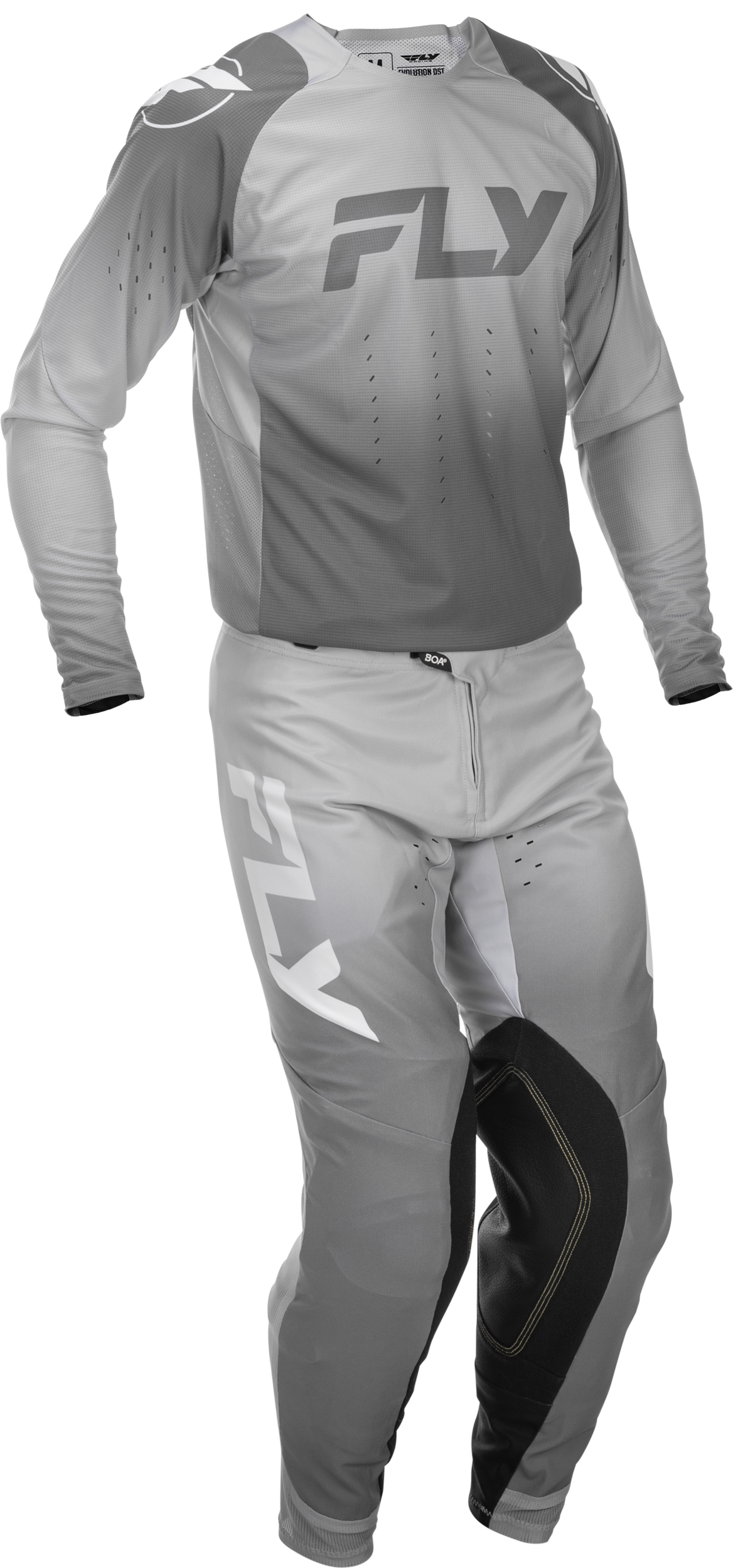 Fly MX26 Evo Jersey & Pants - White / Grey