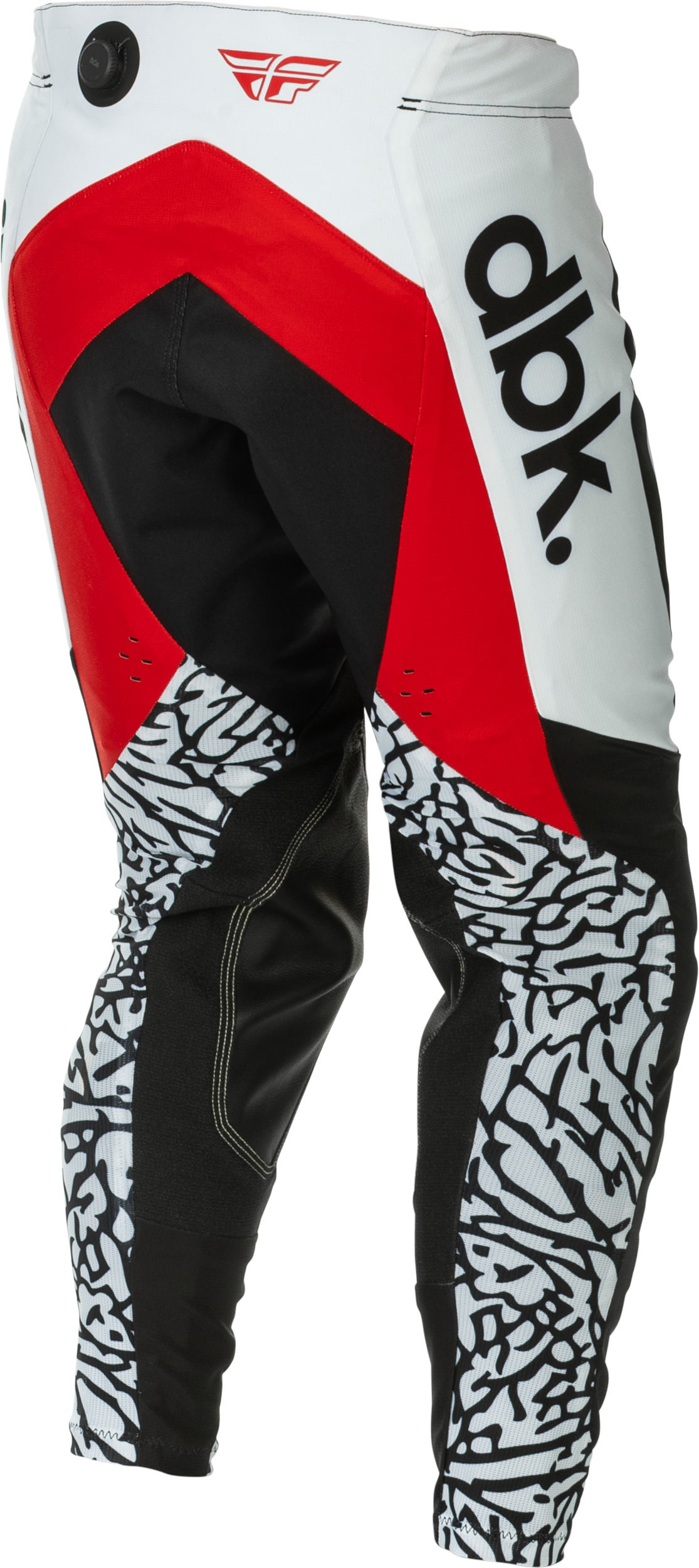 Fly MX26 Evo DBK Pants - Black / White / Red