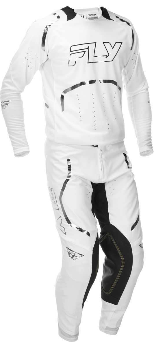 Fly MX26 Evo LE Jersey & Pants - White / Silver