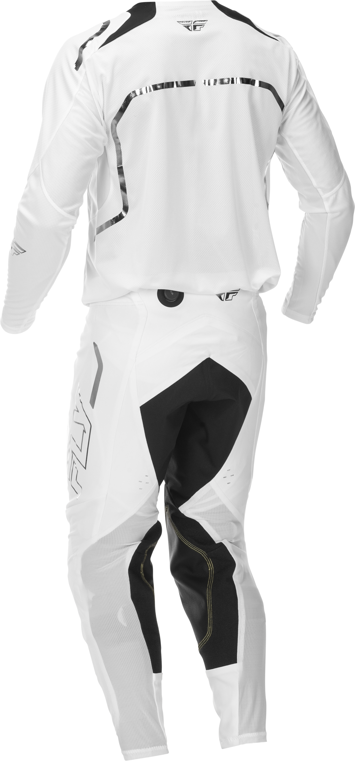 Fly MX26 Evo LE Jersey & Pants - White / Silver