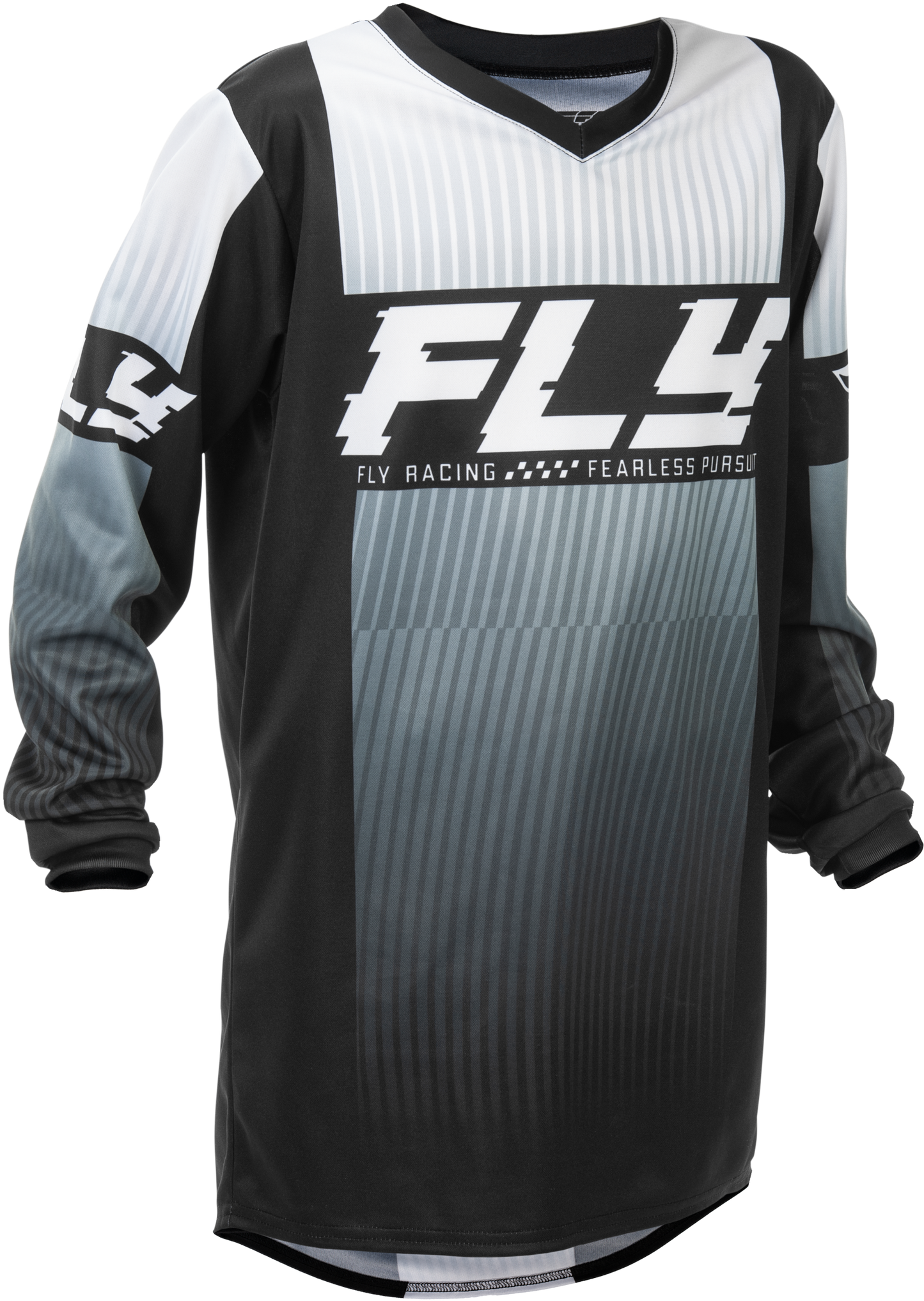 Fly MX26 Youth F-16 Jersey & Pants - Black / White
