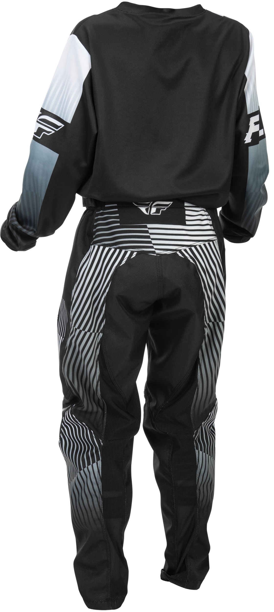 Fly MX26 Youth F-16 Jersey & Pants - Black / White