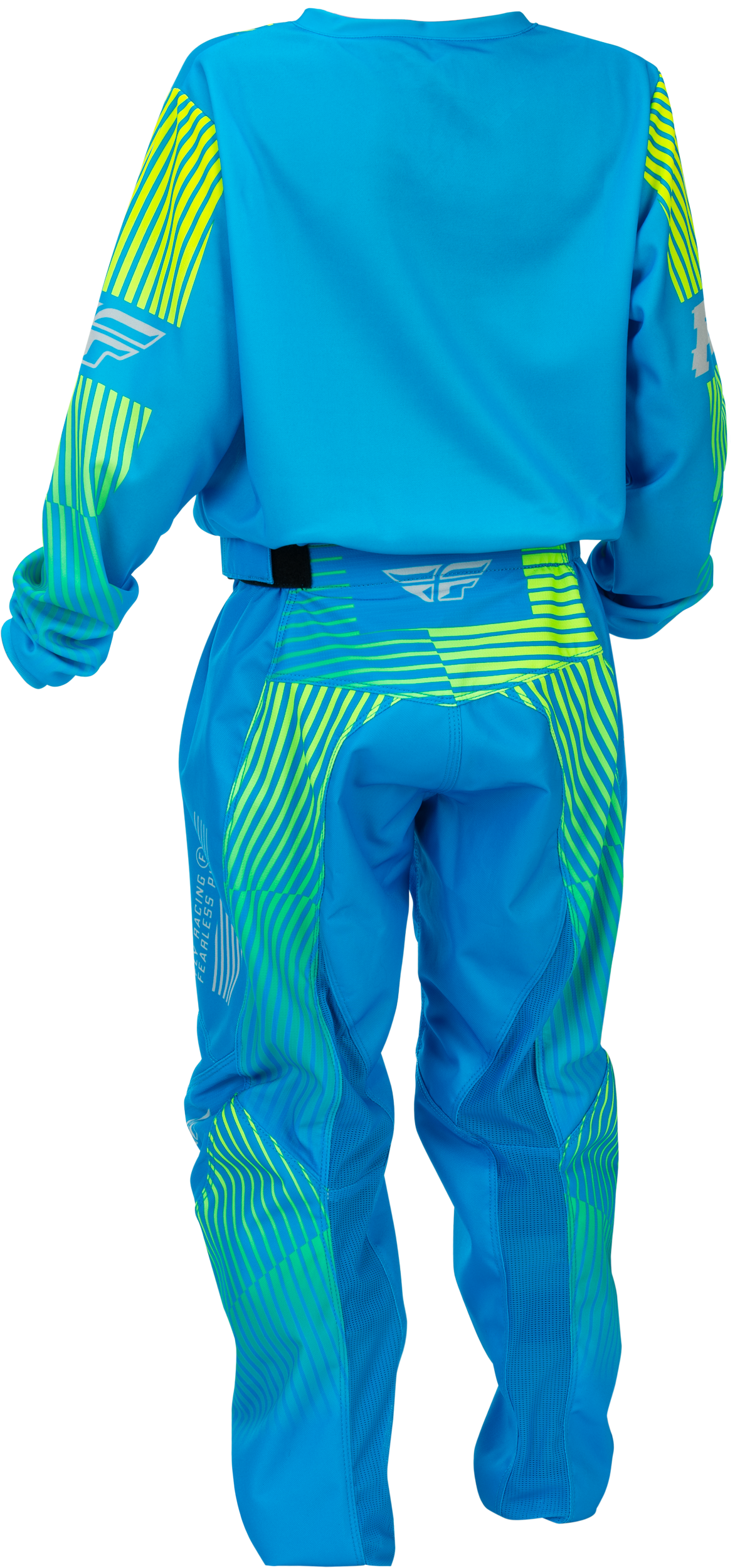 Fly MX26 Youth F-16 Jersey & Pants - Blue / Hi-Vis