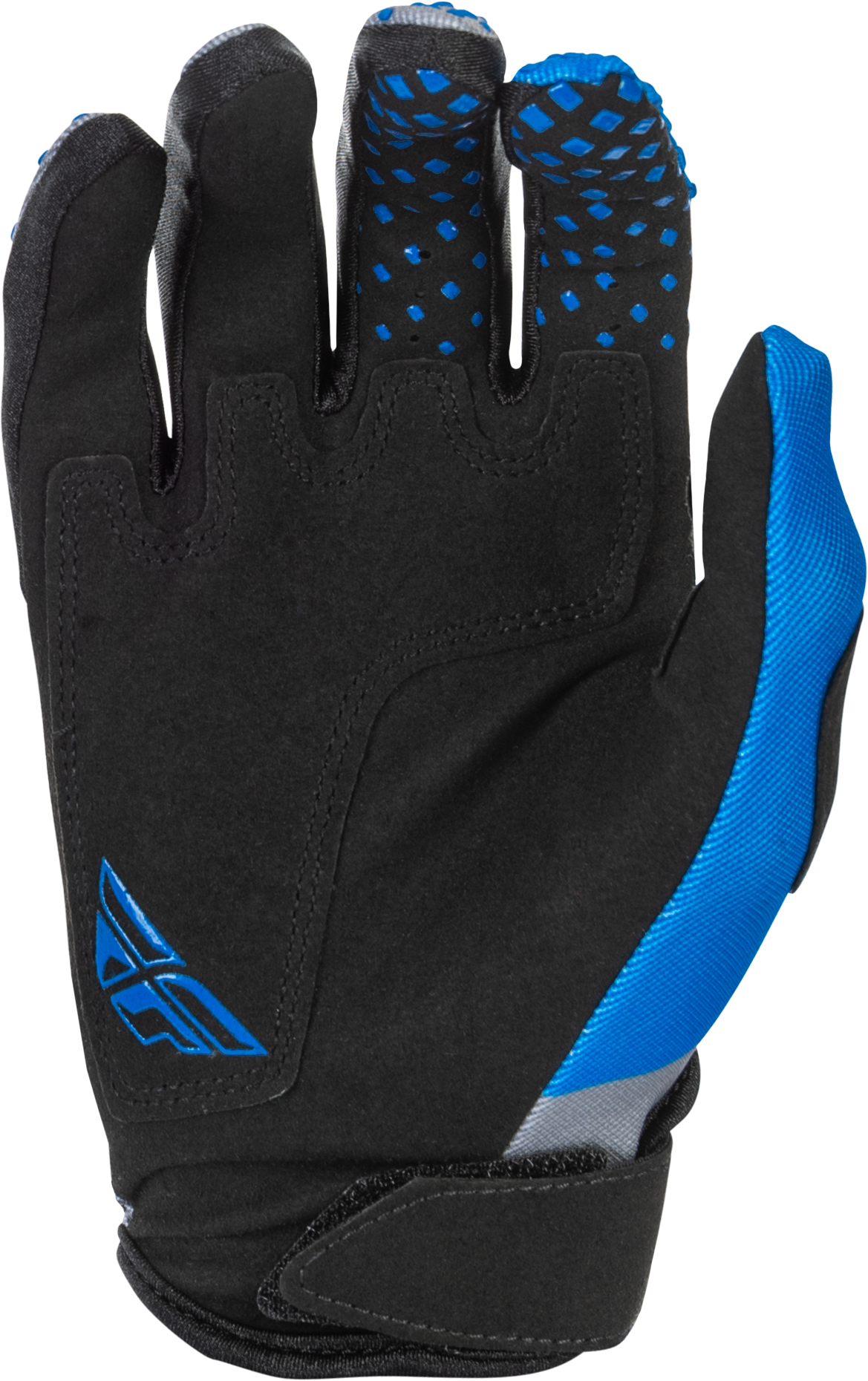 Fly MX26 Youth Kinetic Gloves - Blue / Grey / Black