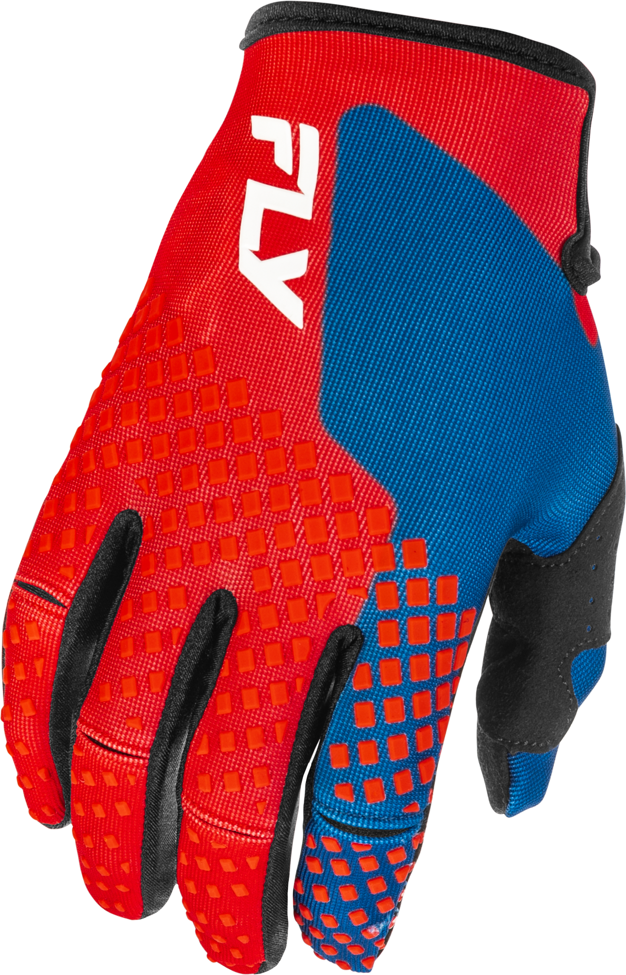Fly MX26 Youth Kinetic Gloves - Red / White / Blue
