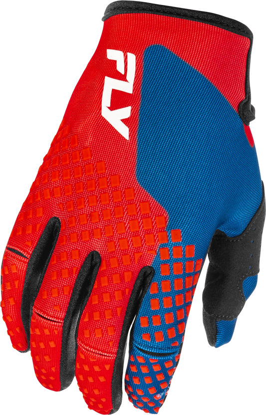 Fly MX26 Youth Kinetic Gloves - Red / White / Blue