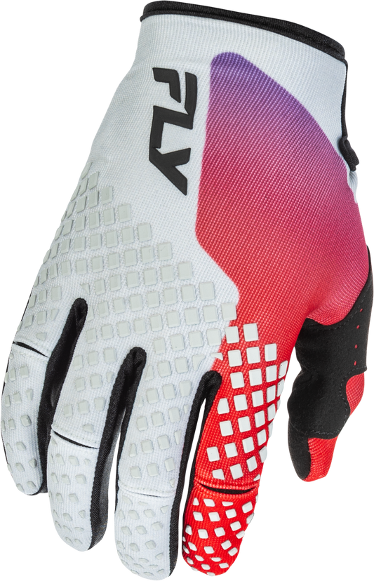 Fly MX26 Youth Kinetic Gloves - Grey / Multi