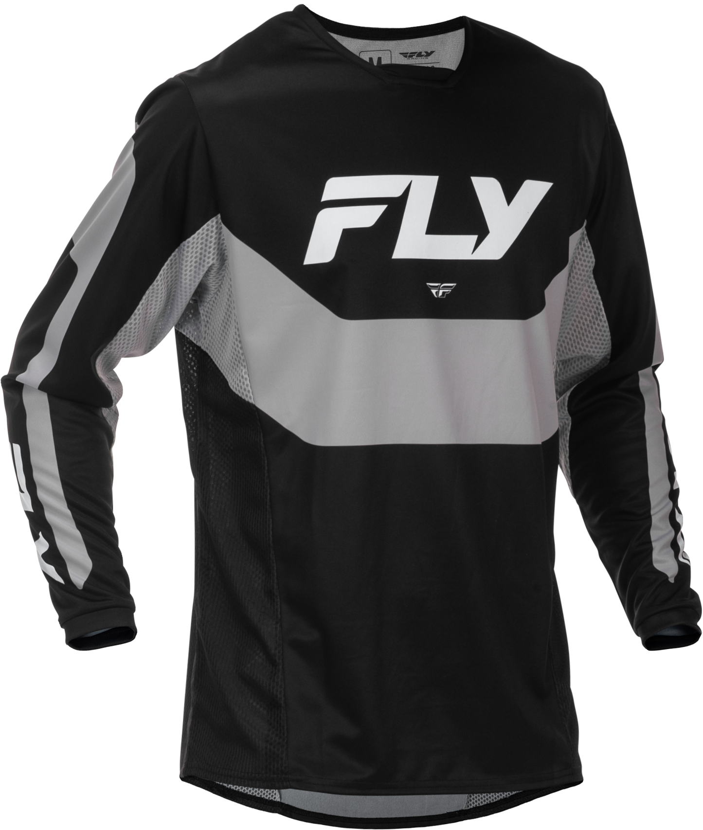 Fly MX26 Youth Kinetic Jersey & Pants - Black / Grey