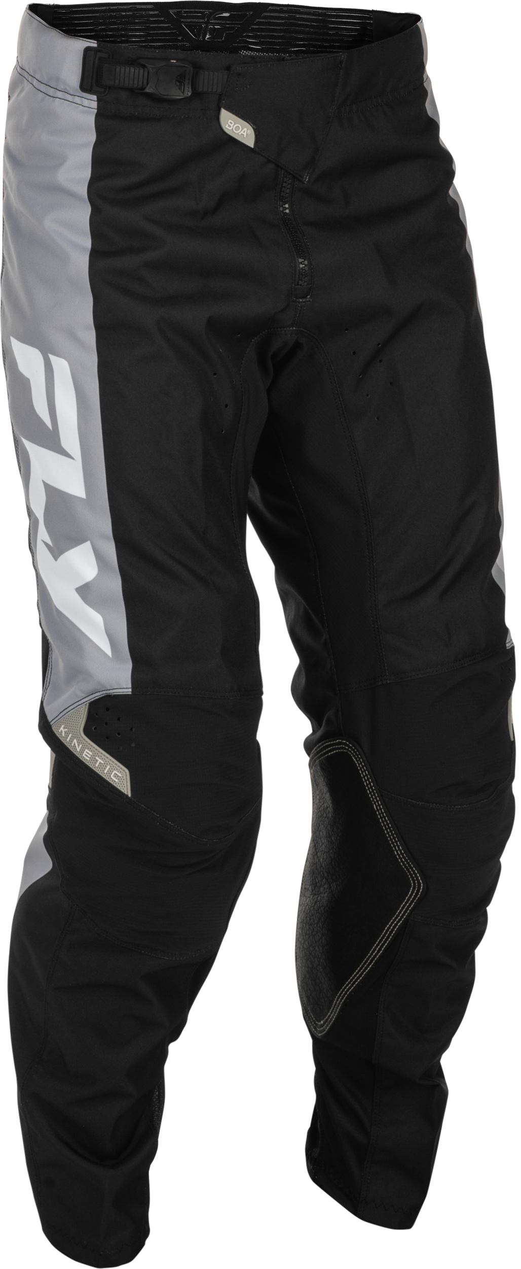 Fly MX26 Youth Kinetic Jersey & Pants - Black / Grey