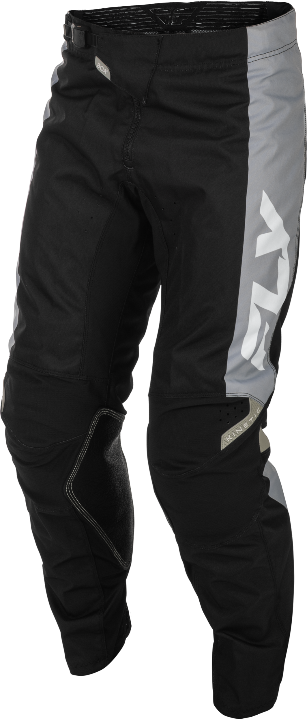 Fly MX26 Youth Kinetic Jersey & Pants - Black / Grey