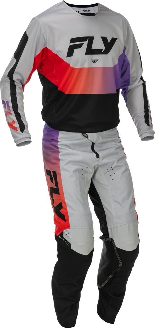 Fly MX26 Kinetic Jersey & Pants - Grey / Multi