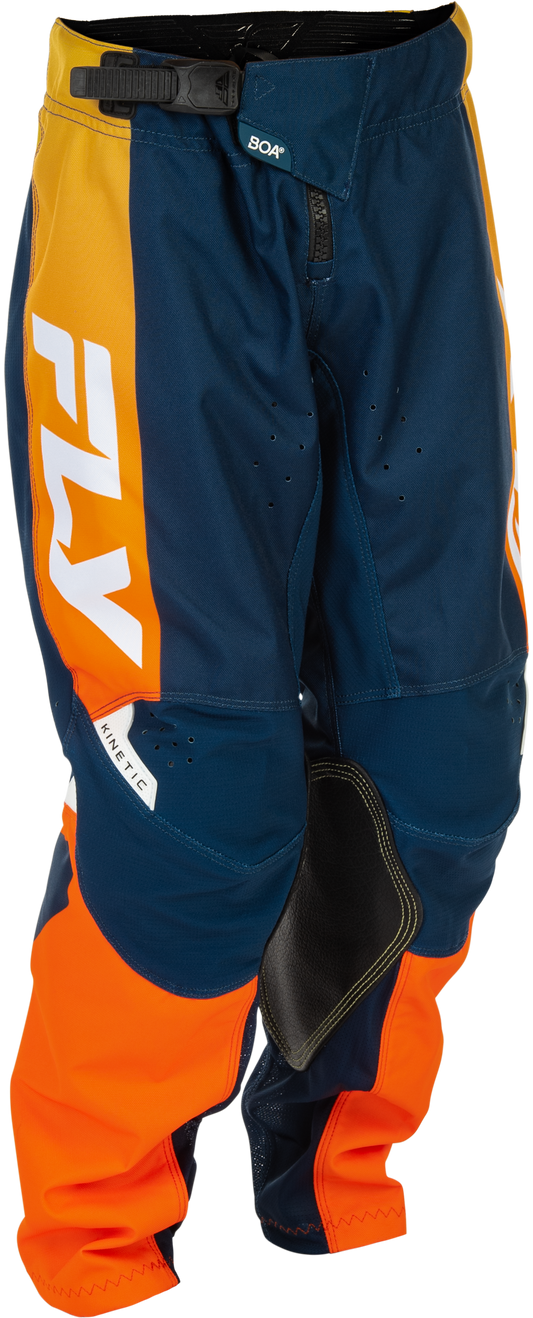 Fly MX26 Youth Kinetic Pants - Navy / Orange
