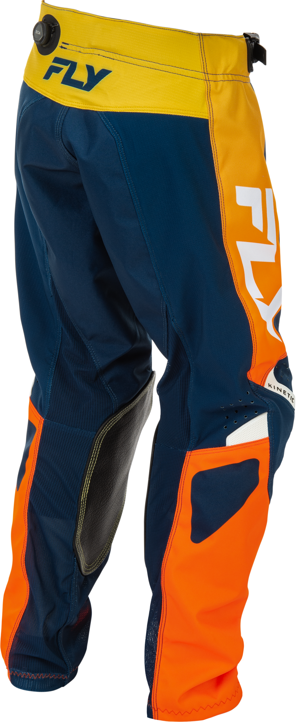 Fly MX26 Youth Kinetic Jersey & Pants - Navy / Orange