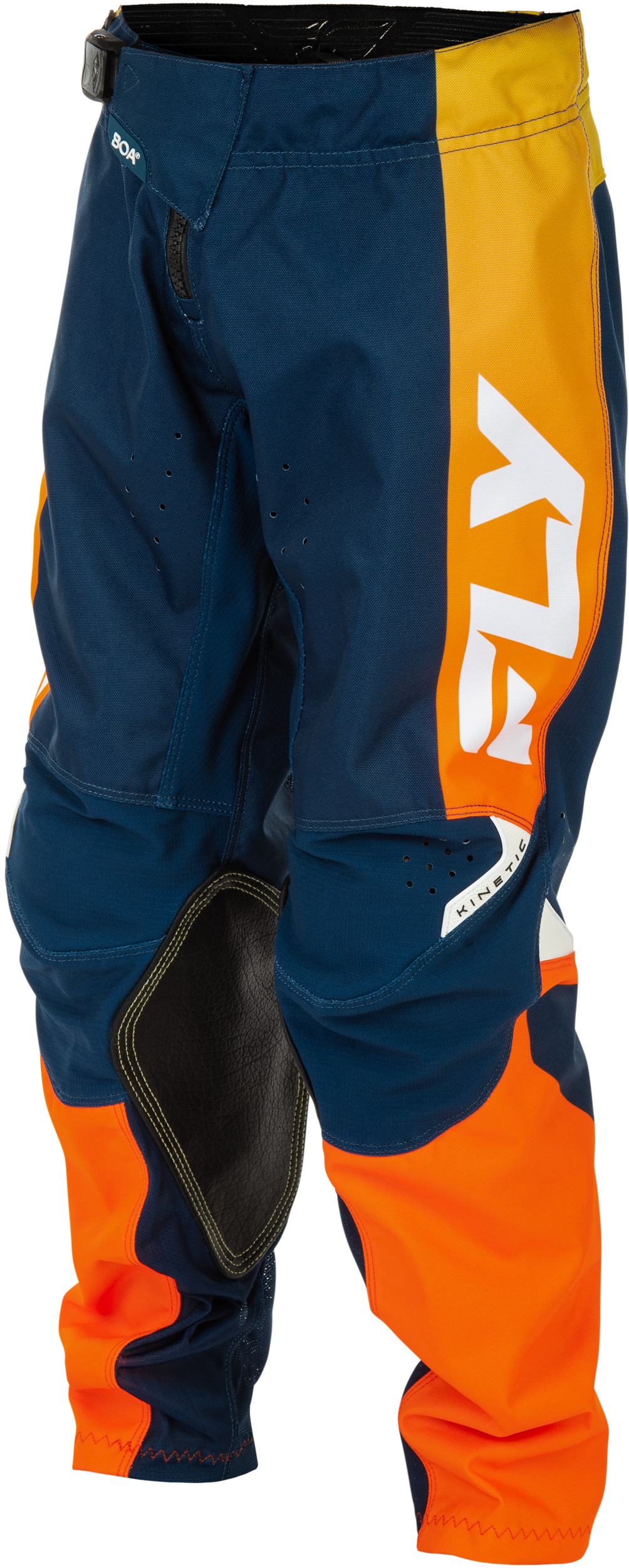 Fly MX26 Youth Kinetic Pants - Navy / Orange