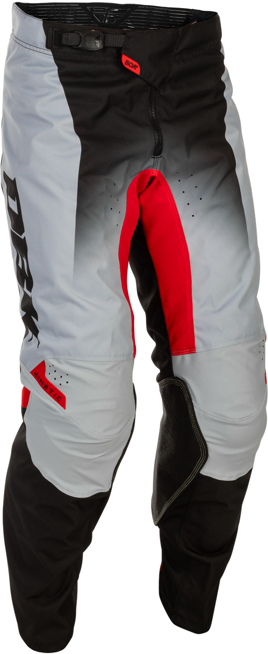 Fly MX26 Kinetic DBK Pants - Grey / Black / Red