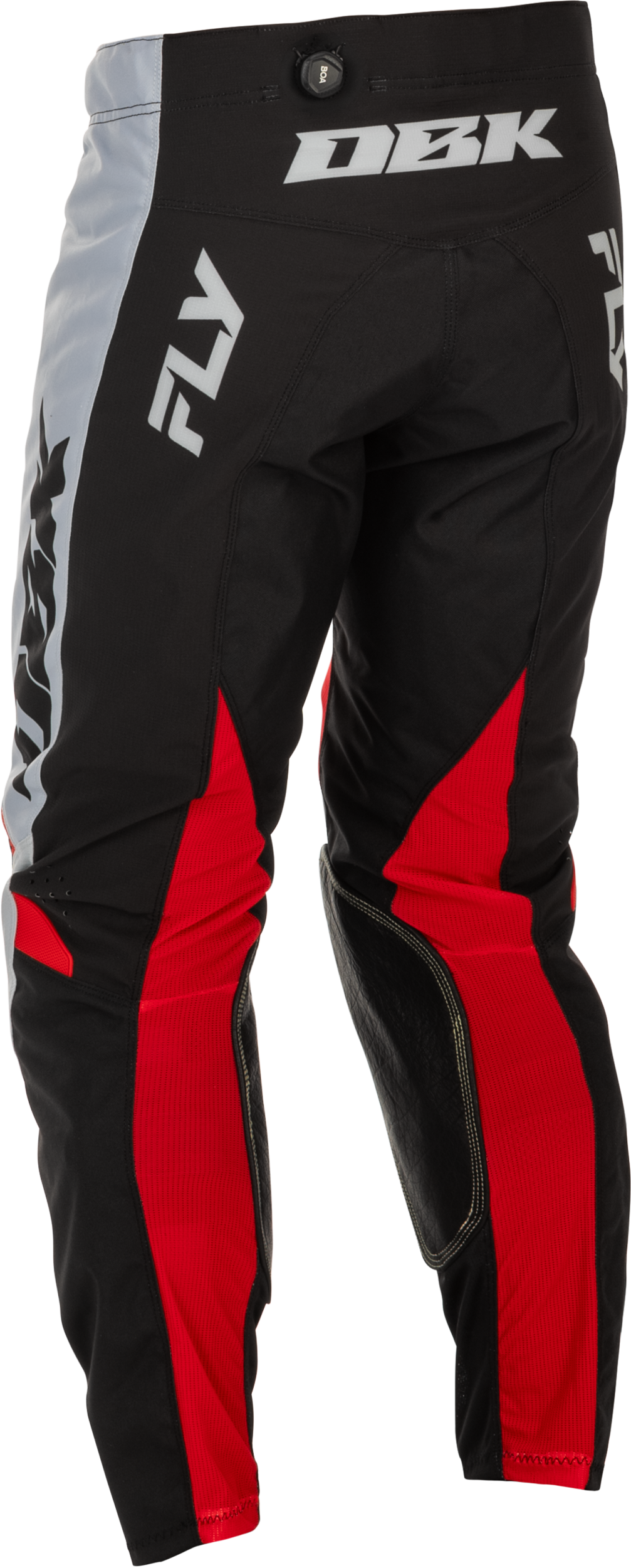 Fly MX26 Kinetic DBK Pants - Grey / Black / Red