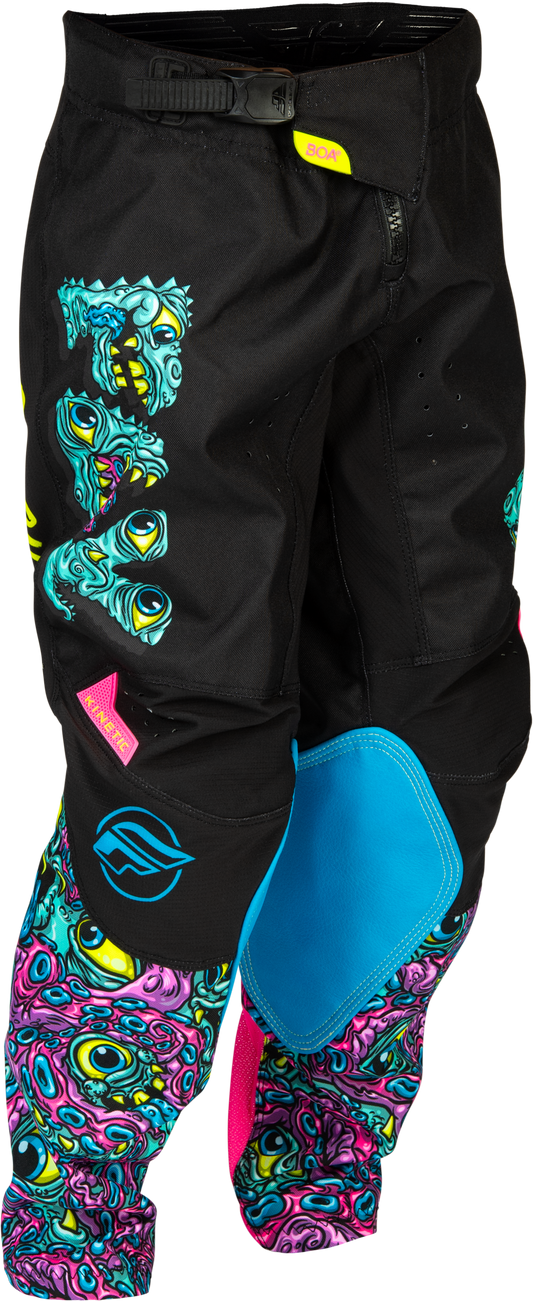 Fly MX26 Youth Kinetic Pants - Black / Multi