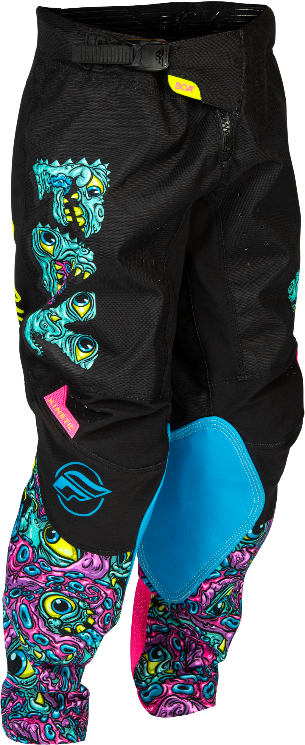 Fly MX26 Youth Kinetic Jersey & Pants - Black / Multi
