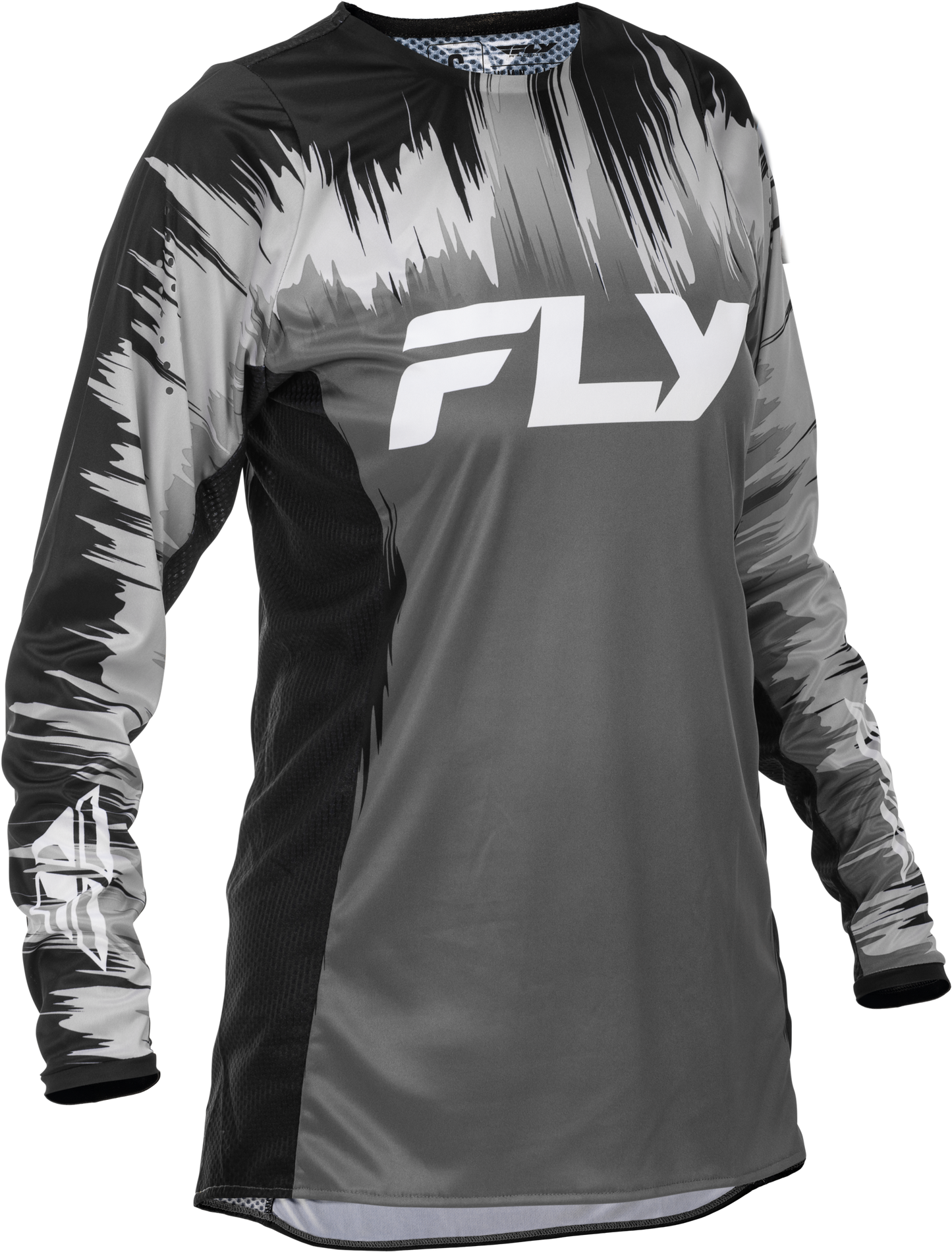 Fly MX26 Women's Lite Jersey - Black / Grey / White