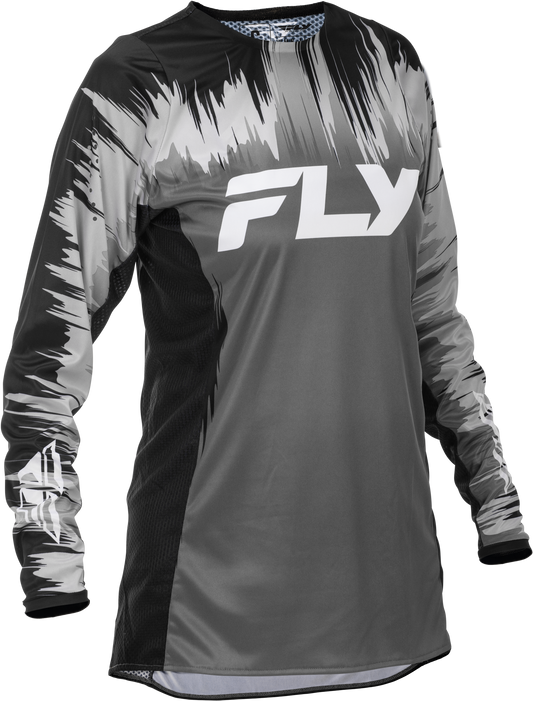 Fly MX26 Women's Lite Jersey - Black / Grey / White