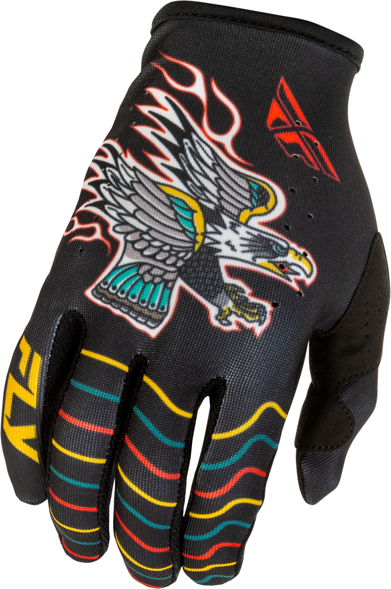 Fly MX26 Lite Americana Gloves - Black / Multi