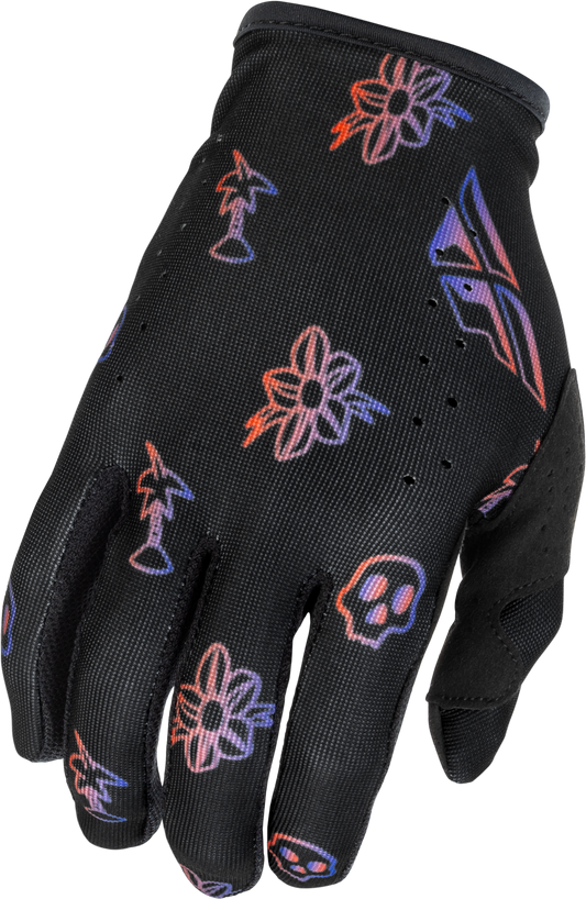 Fly MX26 Youth Lite Outline Gloves - Black / Multi