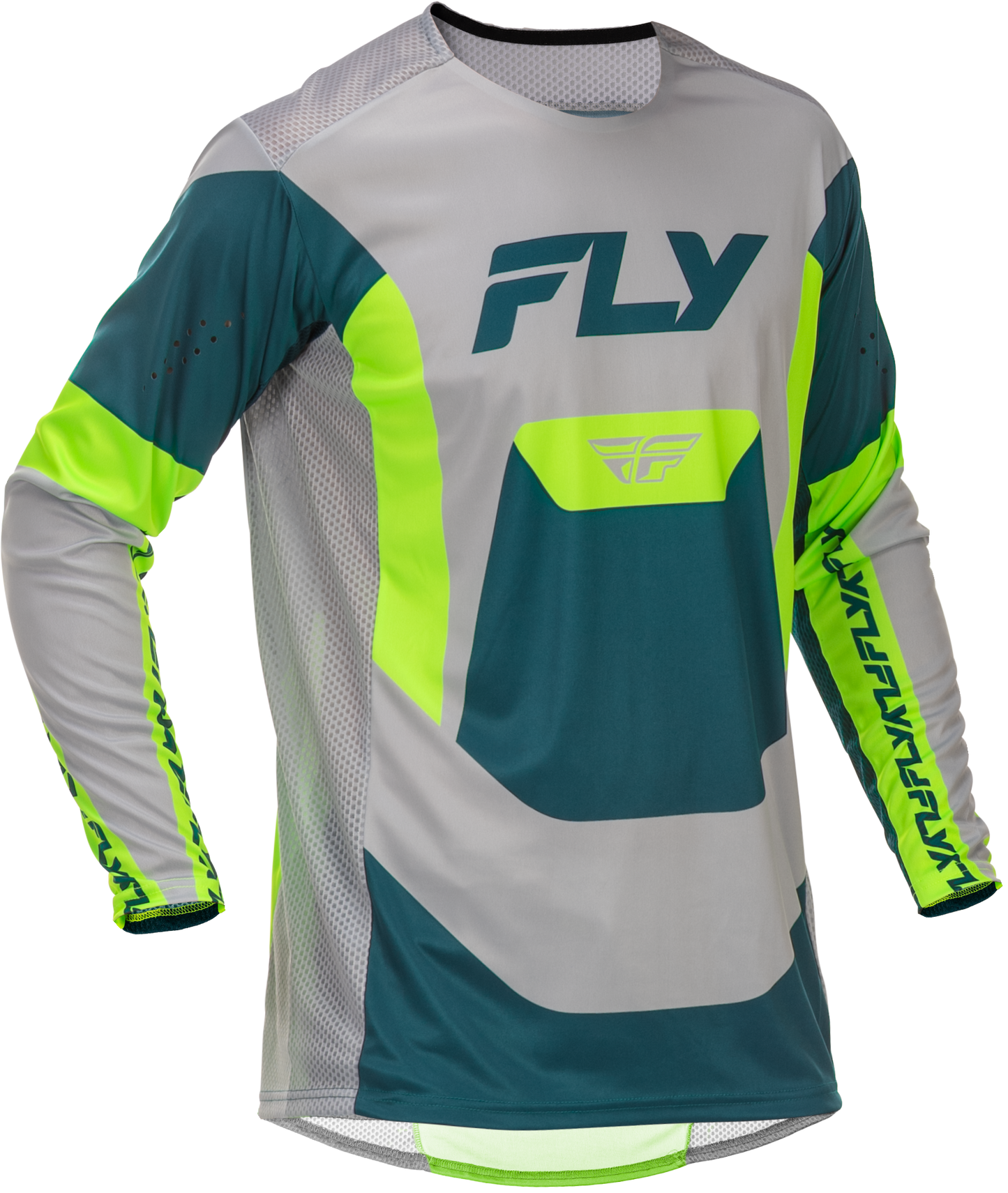 Fly MX26 Lite Jersey & Pants - Grey / Lime