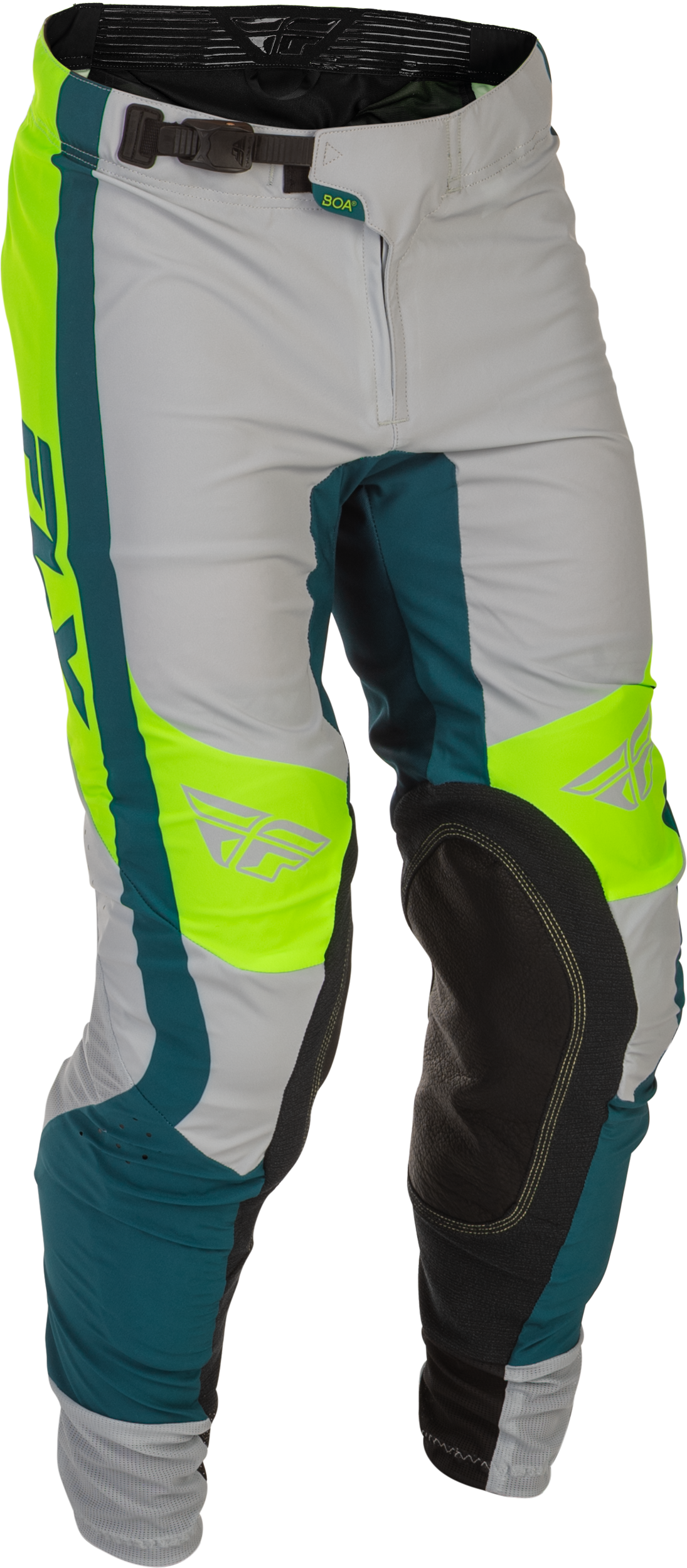Fly MX26 Lite Jersey & Pants - Grey / Lime