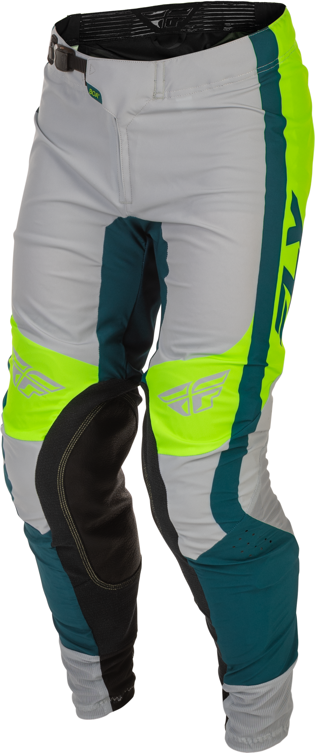 Fly MX26 Lite Jersey & Pants - Grey / Lime