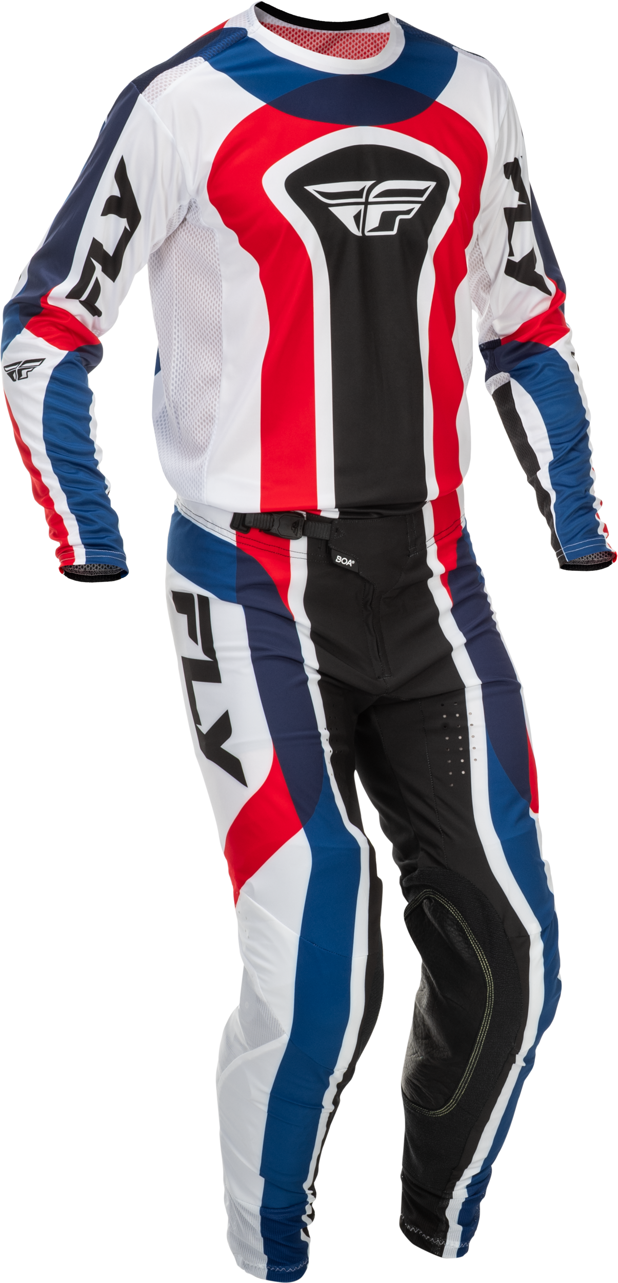 Fly MX26 Lite SE Jersey & Pants - Red / White / Blue