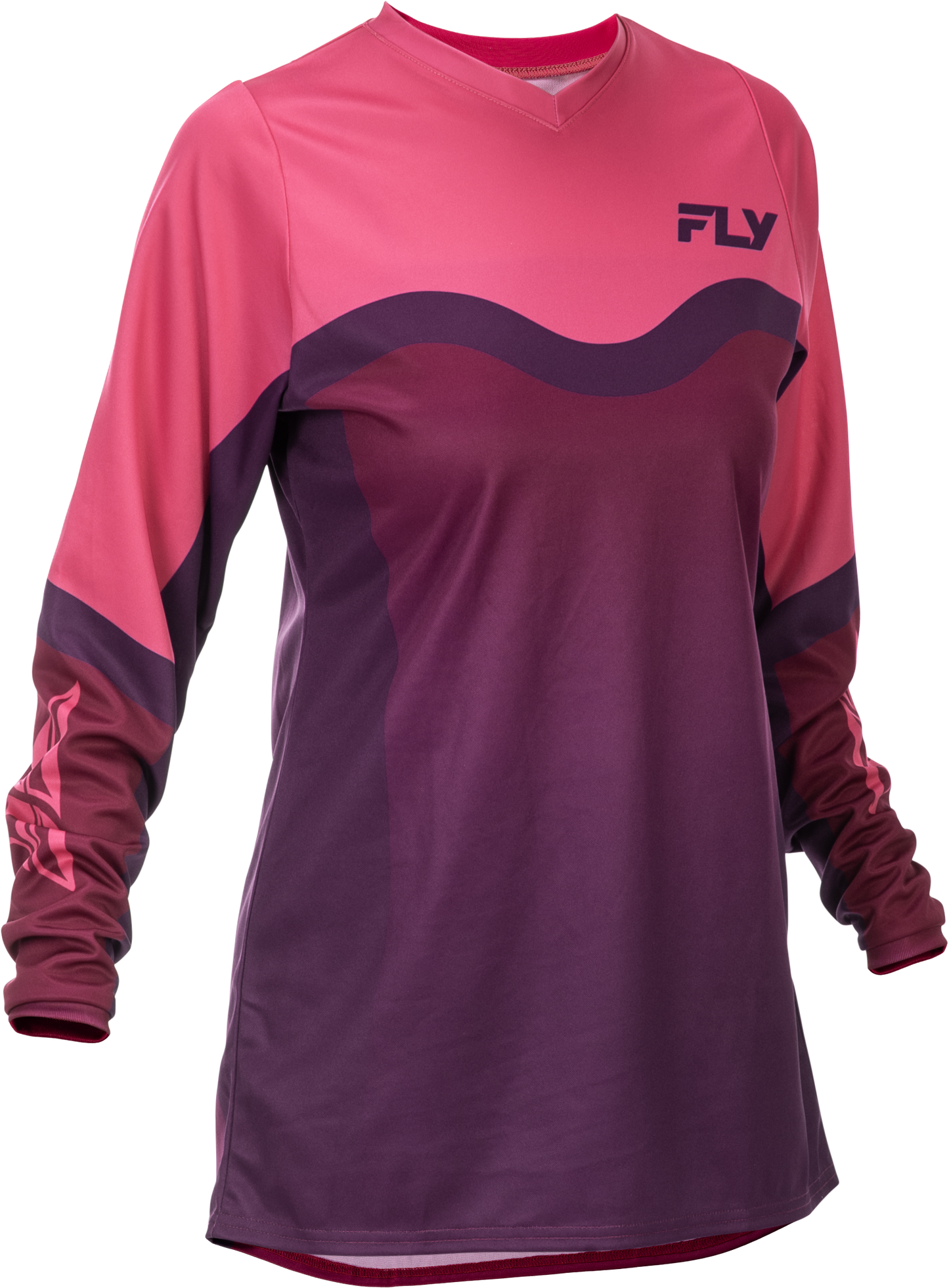 Fly MX26 Women's F-16 Jersey - Pink / Purple