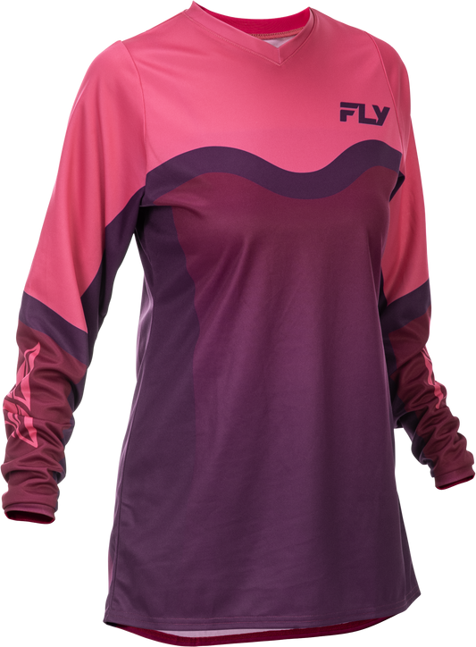 Fly MX26 Women's F-16 Jersey - Pink / Purple